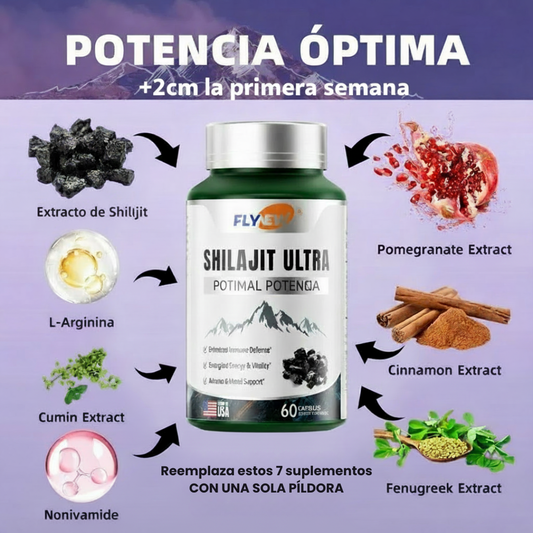 Promo 1: Shilajit Ultra 60 Capsulas: Resultados desde la primera semana!
